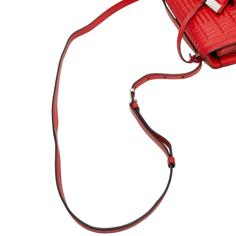 Loewe Barcelona Crossbody Shoulder Bag Red Leather - Picture 9 of 10